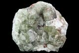 Blue-Green, Cubic Fluorite Crystal Cluster - Morocco #99009-1